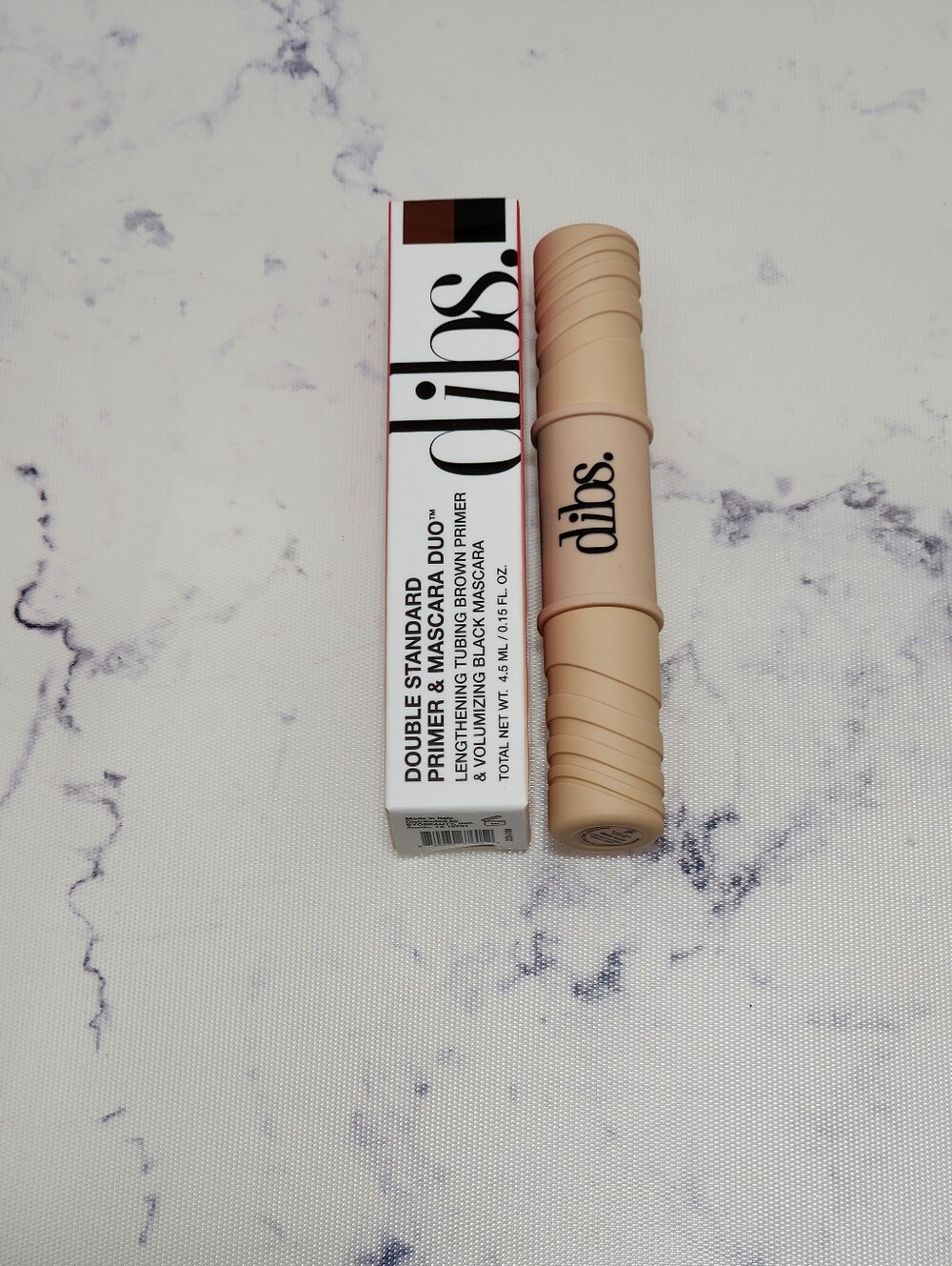 Dibs Beauty Double Standard Primer & Mascara Duo Travel Size .15 Oz